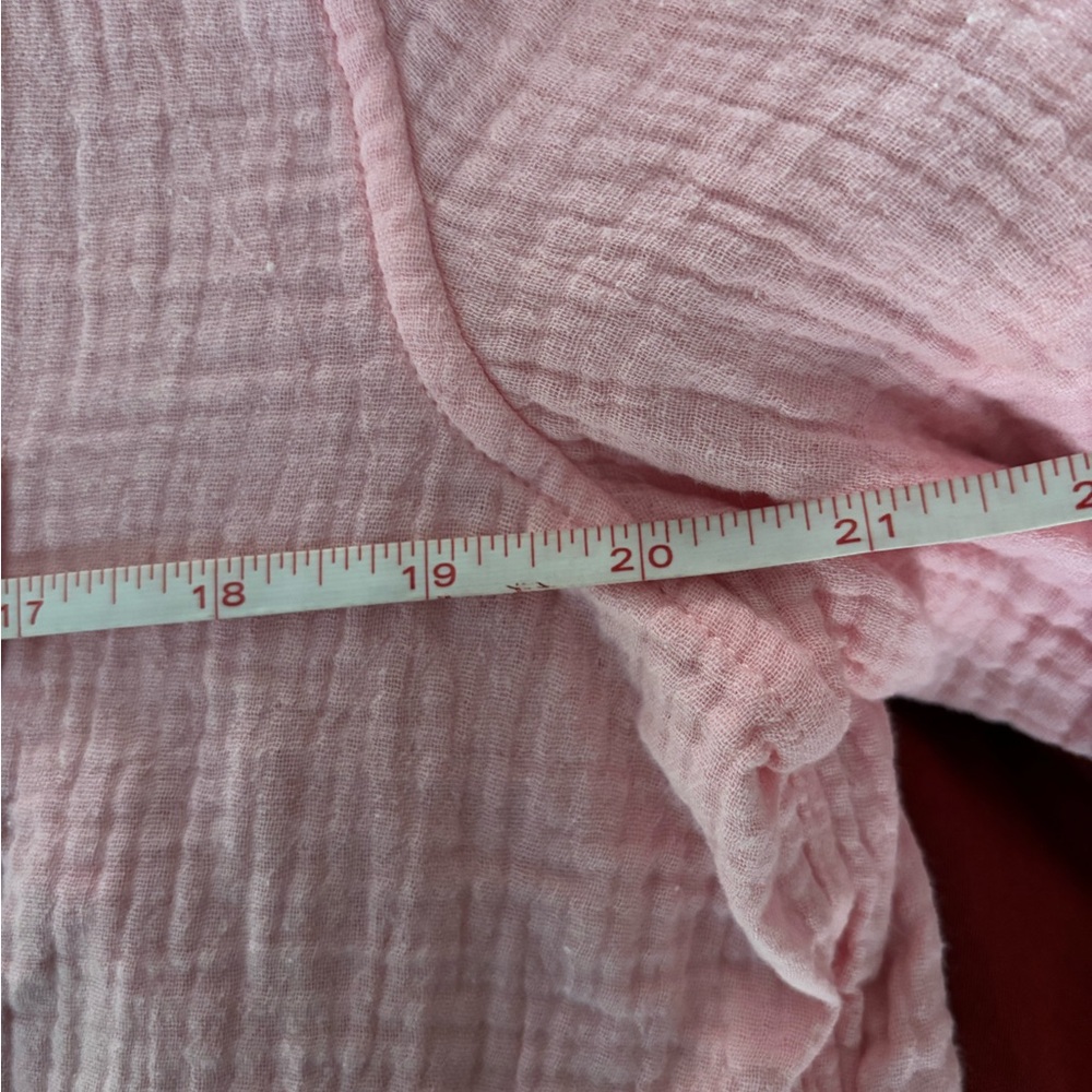 J. Crew Resort Pink Cotton Gauze Shirt size 14 - Picture 2 of 11